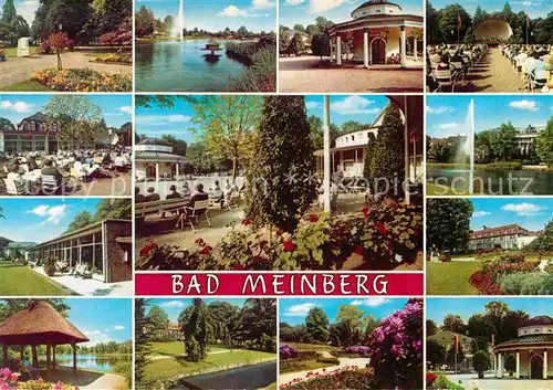 Bad Meinberg Park Kurhaus Pavillon Terrasse Kurkonzert Kat. Horn Bad Meinberg