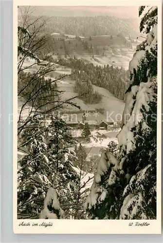 Aach Oberstaufen Panorama Kat. Oberstaufen