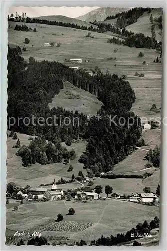 Aach Oberstaufen Panorama Kat. Oberstaufen