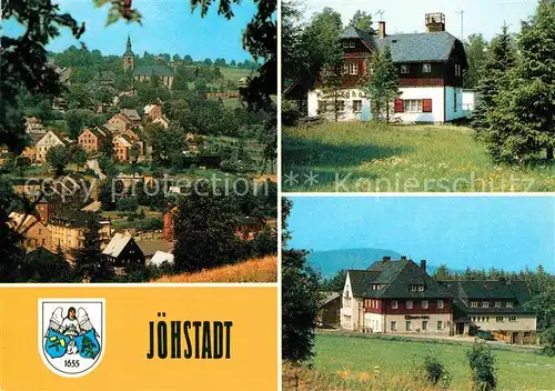 Joehstadt Teilansicht Handwerker Erholungsheim Berghof Jugendherberge Bruno Kuehn Kat. Joehstadt