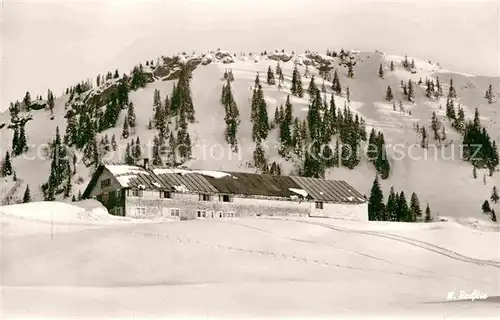 Steibis Skiheim Pension Hoermoos im Falken Kat. Oberstaufen