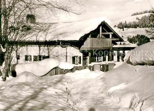 Hoefen Steibis Haus in der Sonne Pension Wintersportplatz Allgaeuer Alpen