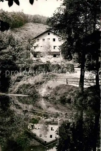 Neustadt Weinstrasse Haus am Fluss Wasserspiegelung Kat. Neustadt an der Weinstr.