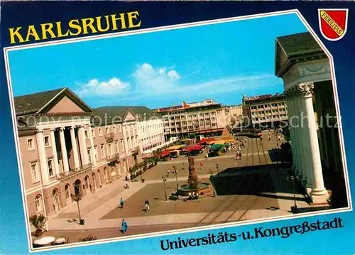 Karlsruhe Baden Marktplatz