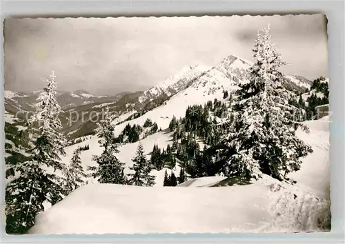 Steibis Skigebiet vom Falken Kat. Oberstaufen