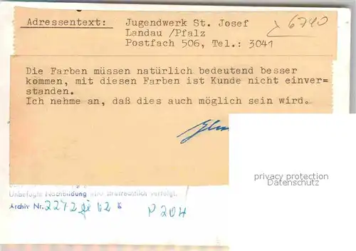 Landau Pfalz Jugendwerk Sankt Josef Fliegeraufnahme Kat. Landau in der Pfalz