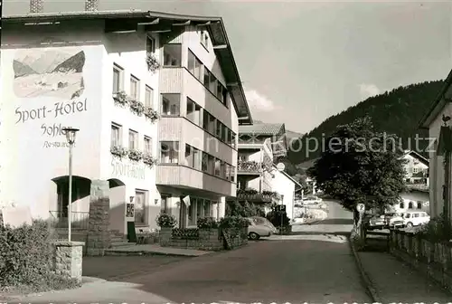 Steibis Ortspartie beim Sporthotel Kat. Oberstaufen