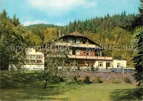 Tabarz Hotel Schweizerhaus Kat. Tabarz Thueringer Wald