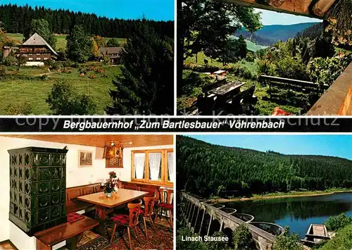 Voehrenbach Bergbauernhof Zum Bartlesbauer Linach Stausee Sperrmauer Kat. Voehrenbach