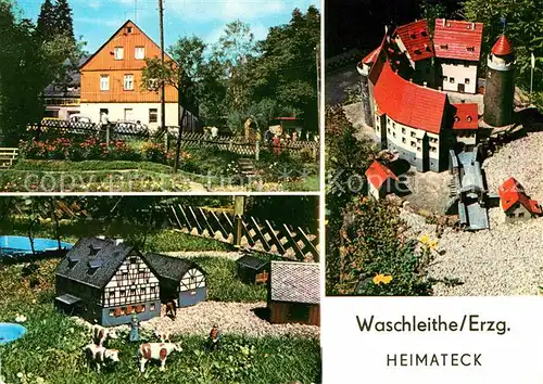 Waschleithe Heimateck Miniaturbauten Kat. Beierfeld Erzgebirge