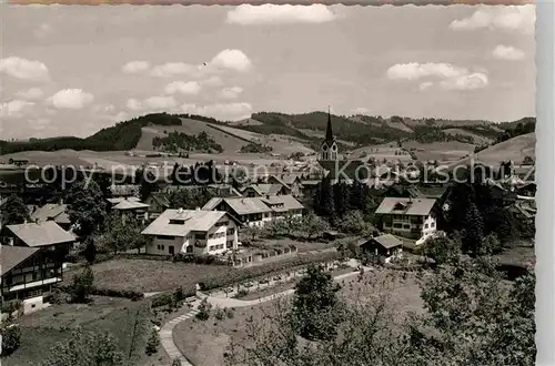 Oberstaufen Panorama Allgaeu Kat. Oberstaufen