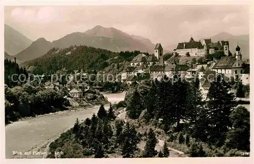 Fuessen Allgaeu Schloss Lechpartie Kat. Fuessen