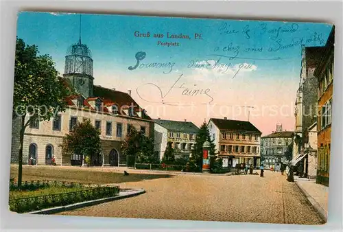 Landau Pfalz Postplatz Kat. Landau in der Pfalz