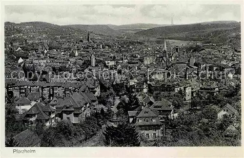 Pforzheim Panorama Kat. Pforzheim