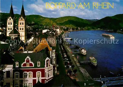 Boppard Rhein Rheinpartie Kat. Boppard