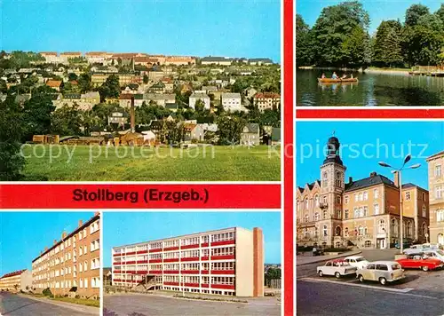 Stollberg Erzgebirge Walkteich Erich Weinert Strasse Kat. Stollberg