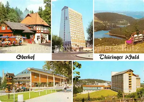 Oberhof Thueringen Luetschetalsperre Erholungsheime Kat. Oberhof Thueringen