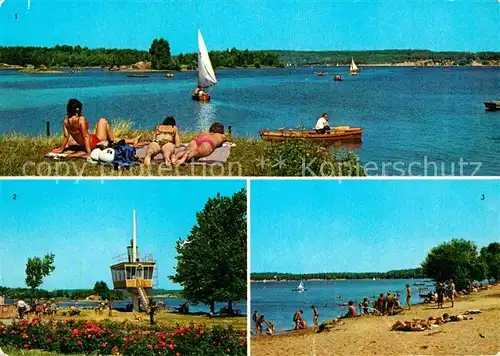 Knappensee Oberlausitz Strand Kat. Lohsa