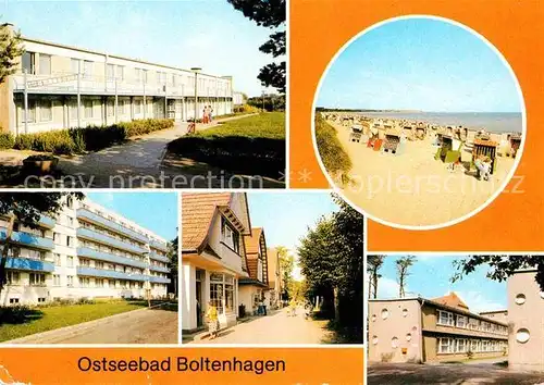 Boltenhagen Ostseebad Strand Blindenkurheim Erholungsheim John Brinkmann Kat. Ostseebad Boltenhagen