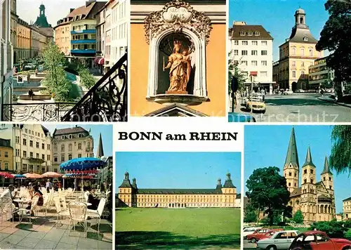 Bonn Rhein Bischofsplaetzchen Regina Pacis Am Hof Roemerplatz Muenster Universitaet Kat. Bonn