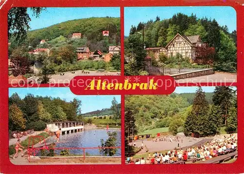 Altenbrak Harz Rolandseck Bergschwimmbad Waldbuehne Kat. Altenbrak
