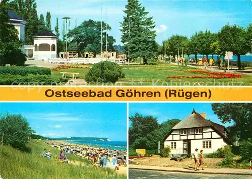 Goehren Ruegen Strandpromenade Strand Heimatmuseum Kat. Goehren Ostseebad Ruegen