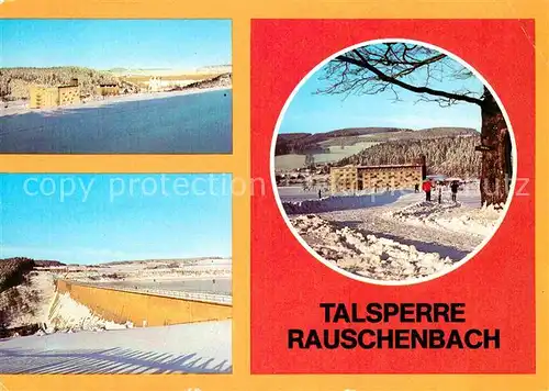 Caemmerswalde Talsperre Rauschenbach Kat. Neuhausen Erzgebirge