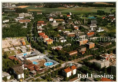 Bad Fuessing Fliegeraufnahme mit Therme Kat. Bad Fuessing