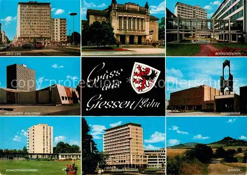 Giessen Lahn Universitaetsbibliothek Kongresshalle  Kat. Giessen