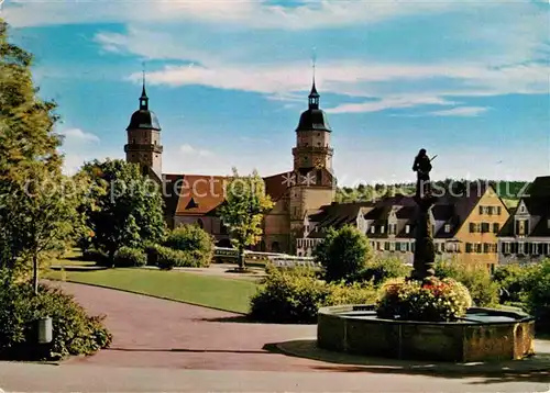 Freudenstadt Marktplatzanlagen mit Stadtkirche Kat. Freudenstadt