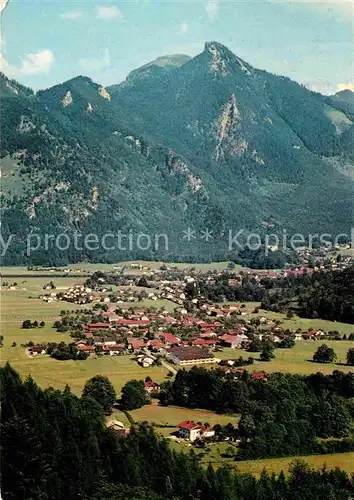 Marquartstein Piesenhausen mit Hochgern Hochlerch Kat. Marquartstein