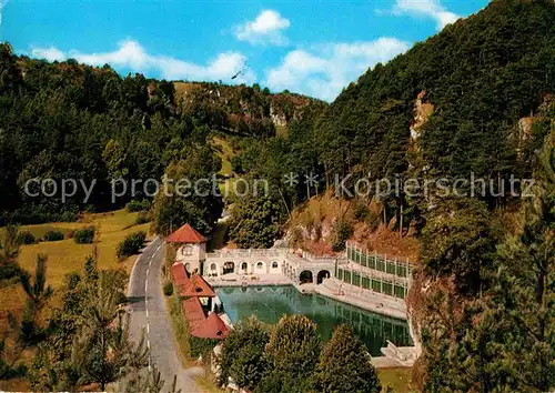 Pottenstein Oberfranken Felsenschwimmbad Kat. Pottenstein