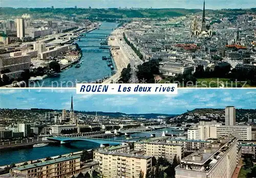 Rouen Panorama Les deux rives Kat. Rouen