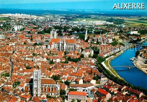 Auxerre Vue generale aerienne Kat. Auxerre