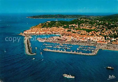Saint Tropez Var Port des yachts Baie des Cenebiers Pointe de Rabiou vue aerienne Kat. Saint Tropez