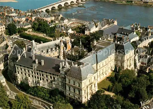 Blois Loir et Cher Le Chateau Vue aerienne Kat. Blois