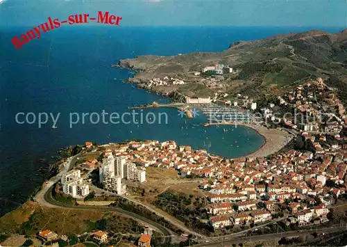 Banyuls sur Mer Vue generale aerienne Kat. Banyuls sur Mer