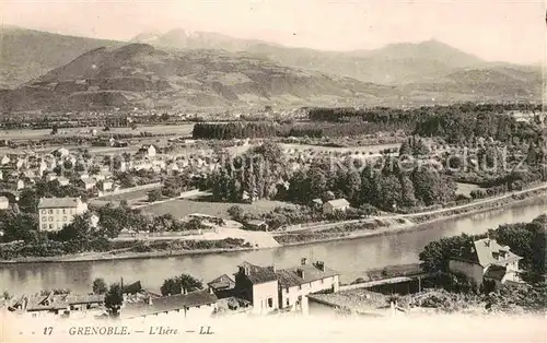 Grenoble Panorama l Isere Kat. Grenoble