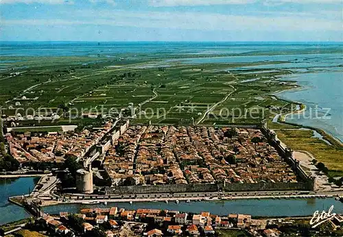 Aigues Mortes Gard Fliegeraufnahme Kat. Aigues Mortes