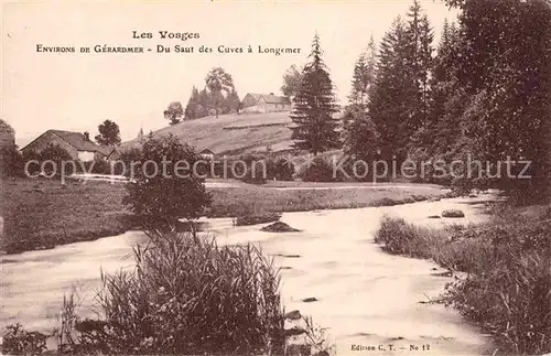 Vogesen Vosges Region Partie am Fluss Kat. Gerardmer