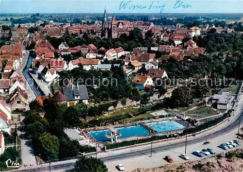 Wissembourg Vue aerienne La Piscine Kat. Wissembourg