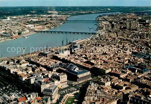 Bordeaux Vue generale aerienne Les Allees de Tourny et le Grand Theatre Kat. Bordeaux