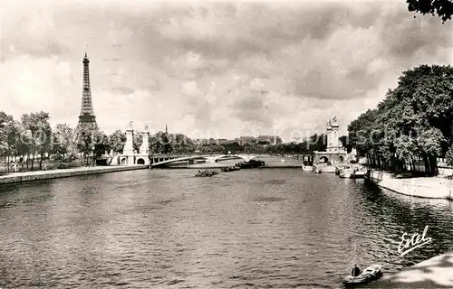 Paris Seine et Pont Alexnadre Kat. Paris