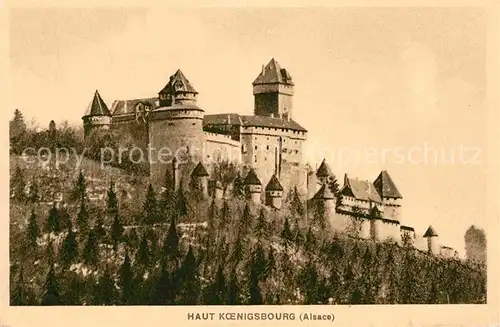 Haut Koenigsbourg Hohkoenigsburg Chateau Kat. Orschwiller