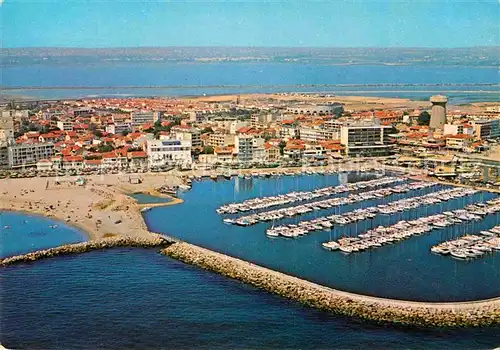 Palavas les Flots Herault Port vue aerienne Kat. Palavas les Flots