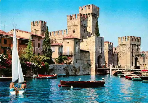 Sirmione Lago di Garda Castello Scaligero Kat. Italien