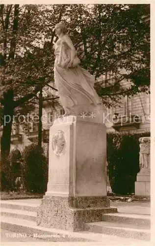 Turin Piemonte Monumento Statue Kat. Turin