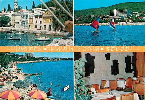 Selce Crikvenica Hotel Varazdin Surfen Strand Gaststube Kat. Kroatien
