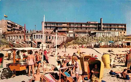 Zandvoort Holland Strandgezicht met Hotel Bouwes