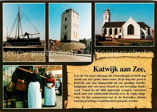 Katwijk aan Zee Kirche Leuchtturm Kat. Katwijk